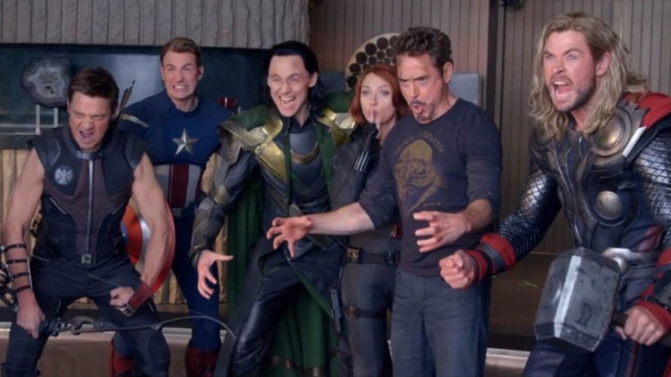 Vtipné fotky ze zákulisí natáčení filmů od Marvelu